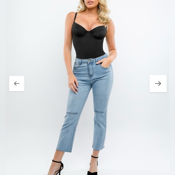 POPILUSH Shapewear Bodysuit Corset Style Thong - NWT - Picture 6 of 8